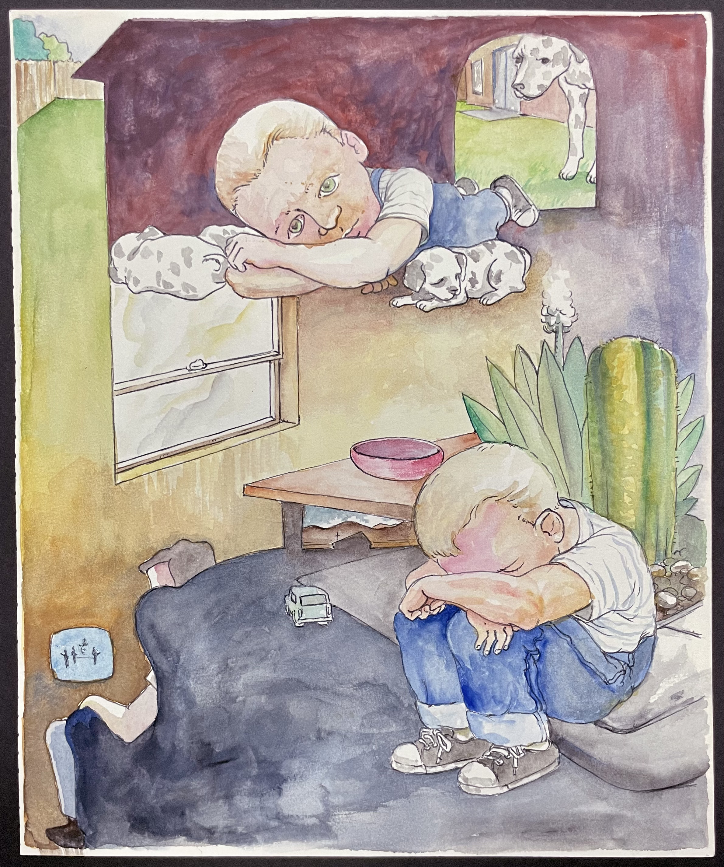 Storybook illustration watercolor
