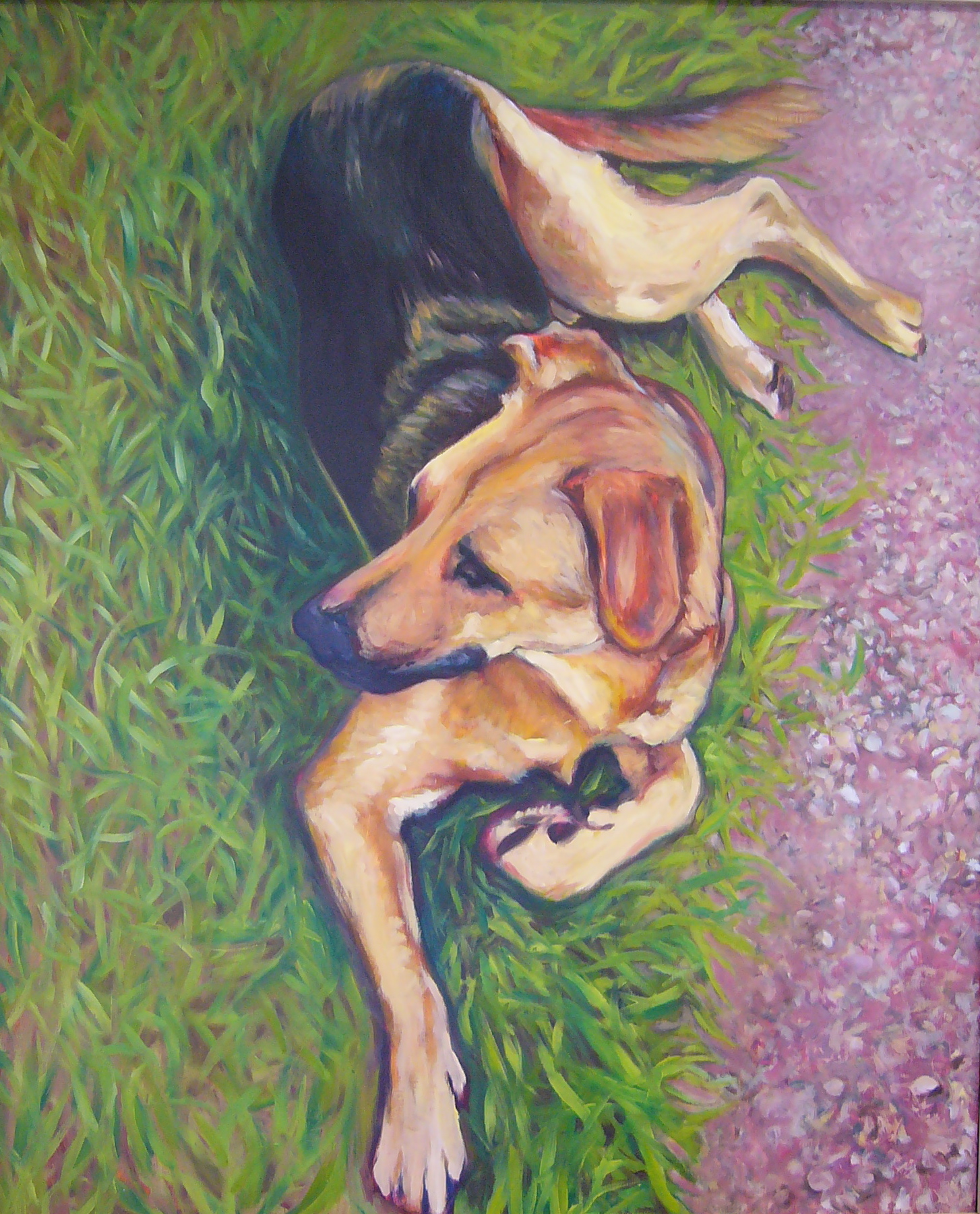 Dog painting