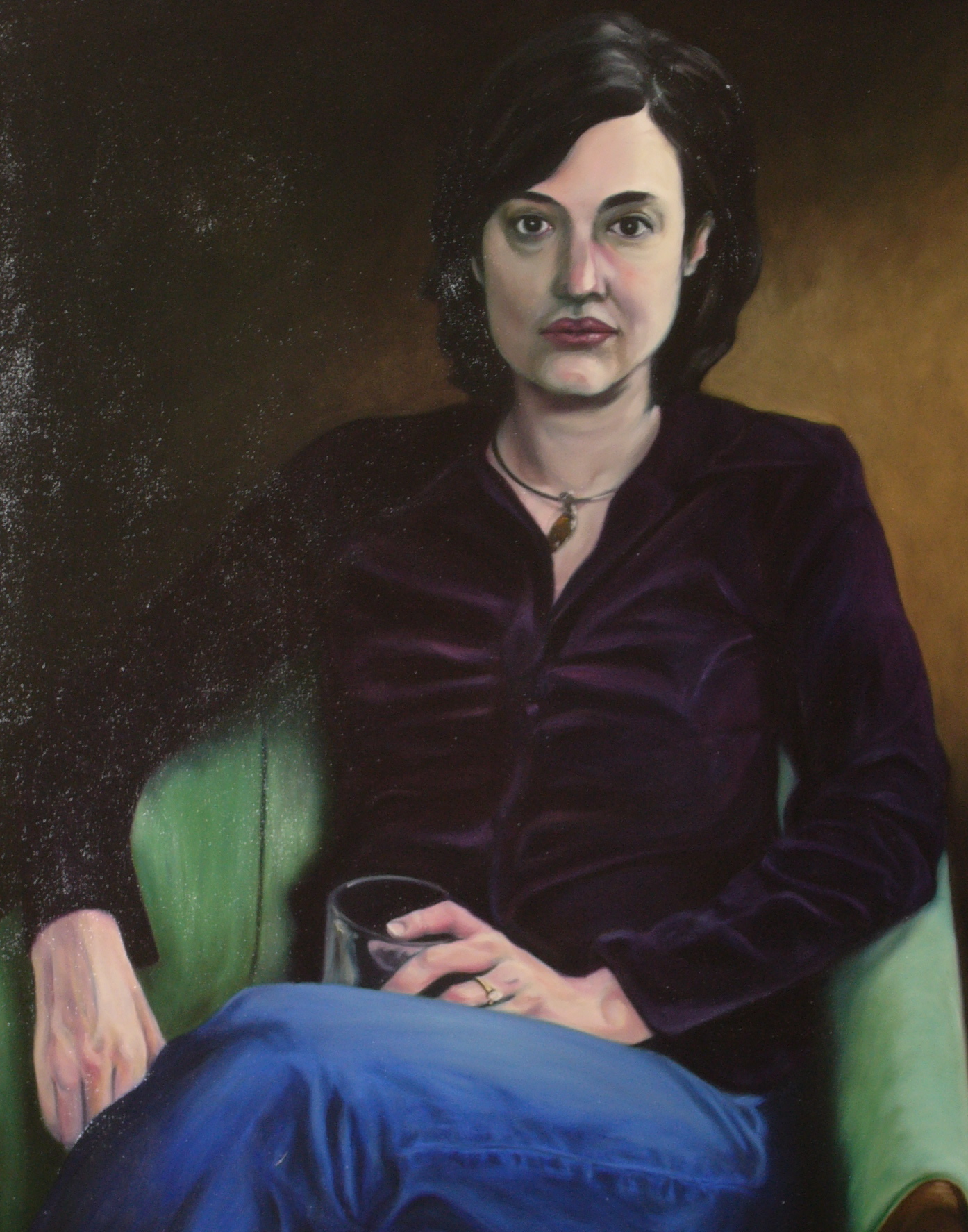 Tifanie oil on canvas portrait