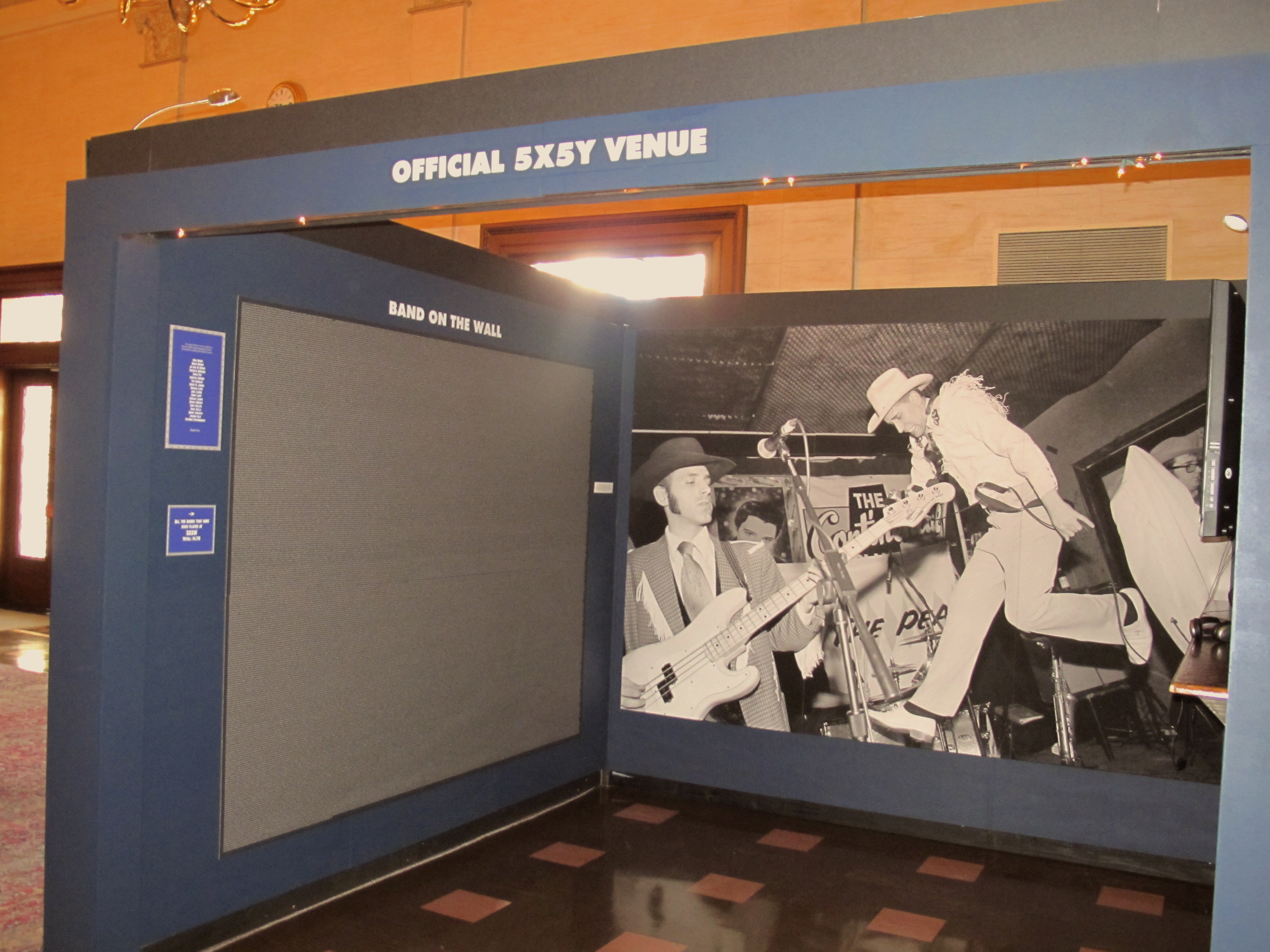Band on the Wall exhibit